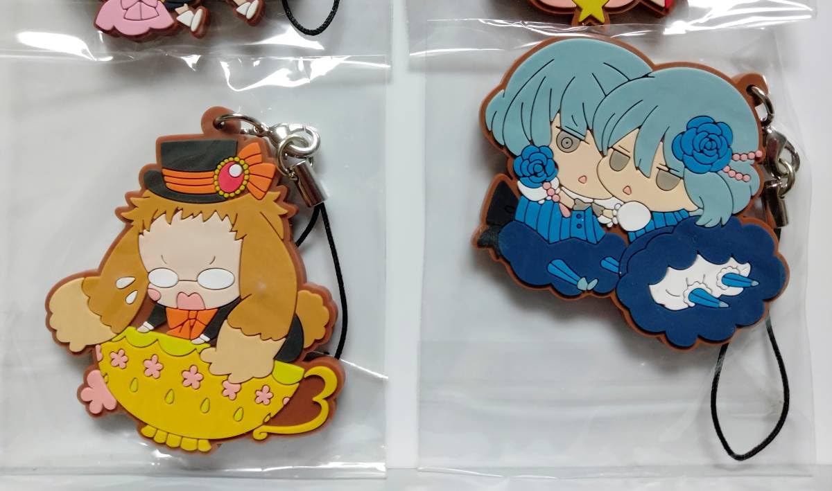 Amazon.co.jp: パンドラハーツ pandora hearts ラバーストラップ 4個 