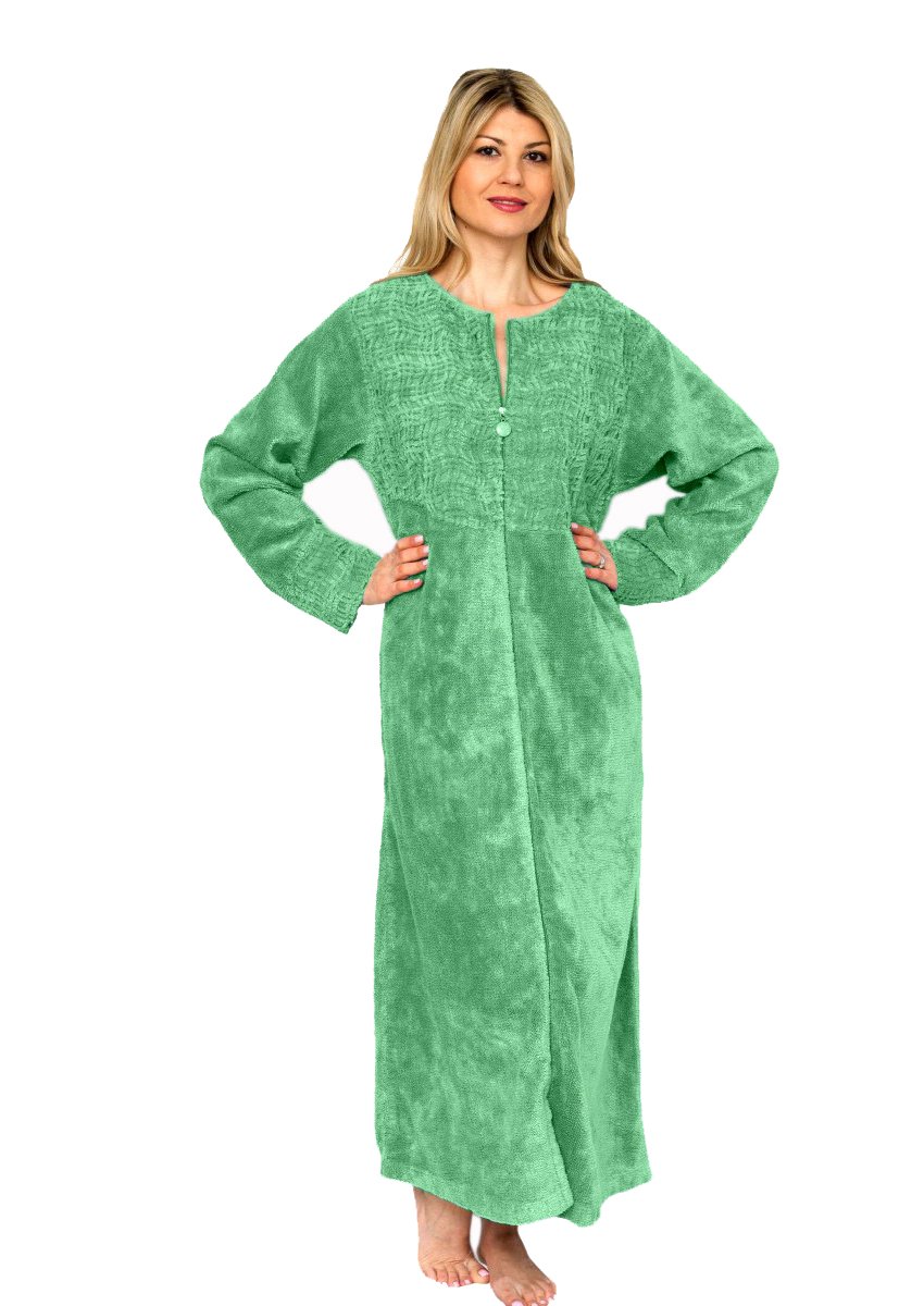Bath & RobesWomen's Cotton Chenille Robe Full Length Bathrobe