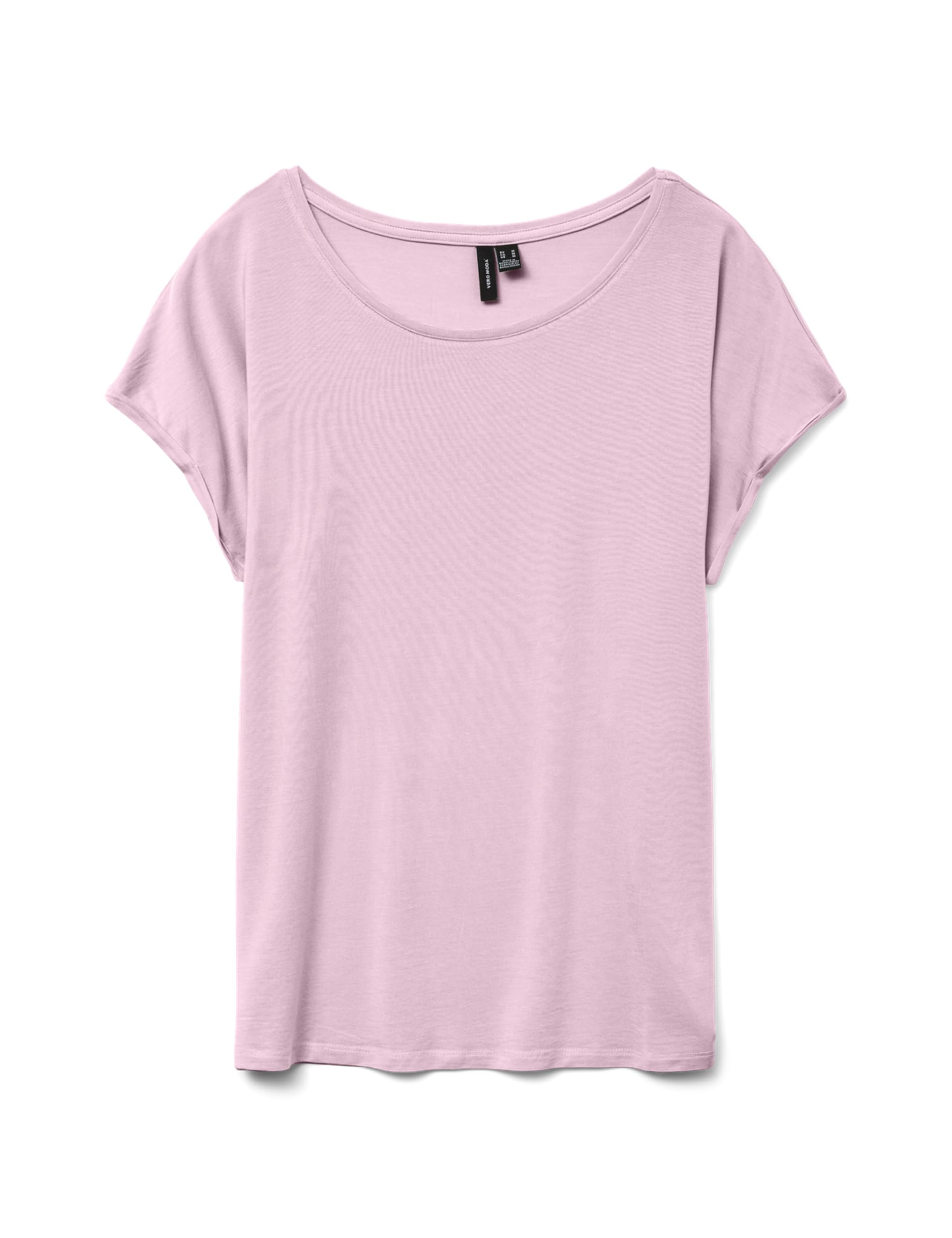 VERO MODA Damen VMAVA Plain SS TOP GA JRS NOOS T-Shirt, Pink-A-Boo, Large