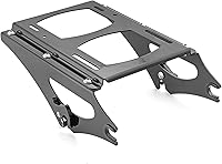 Vista 10 de WeiSen Detachable Two-UP Tour Trunk Mount Rack Compatible with Harley Touring Road King Electra Road Street Glide 2009-2013 Chrome