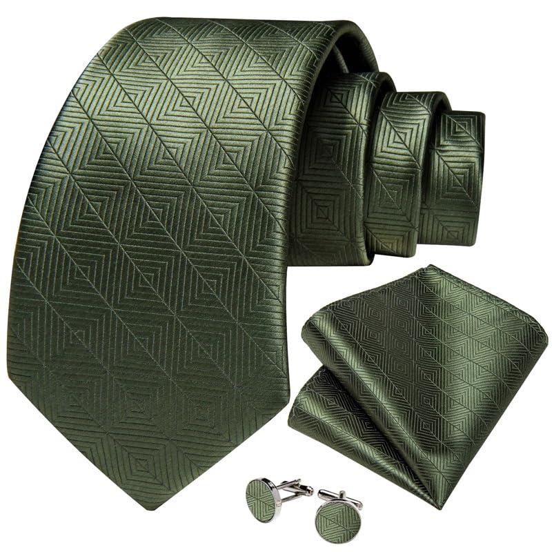 Conjunto de corbata de seda para hombre