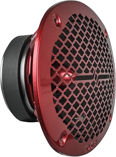 Miniatura 146 de DS18 PRO-X6.4M - Altavoz de 6.5 pulgadas, rango medio, bala de aluminio roja, 500 W máximo, 250 W RMS, 4 ohmios, altavoces de puerta de audio