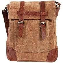 Scully Unisex Suede Messenger Bag - 934