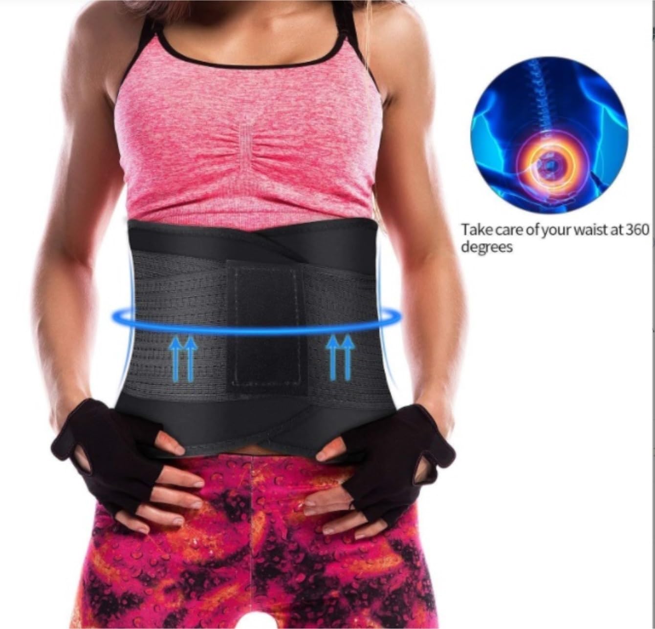 Ceinture de Sudation Ceinture De Sudation Pour Sculpter Le Corps, Corset De Modelage Du Corps, Ceinture De Sudation Réglable À La Taille Et Au Dos Ceinture Abdominale
