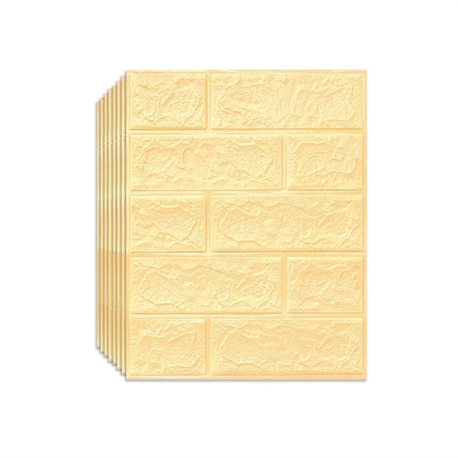 Pared 3d,Ladrillo 3d Adhesivo Pared Papel tapiz, fondo, azulejos de pared, decoración sala estar, pegatinas del hogar(35 38.5cm-01,30PCS)