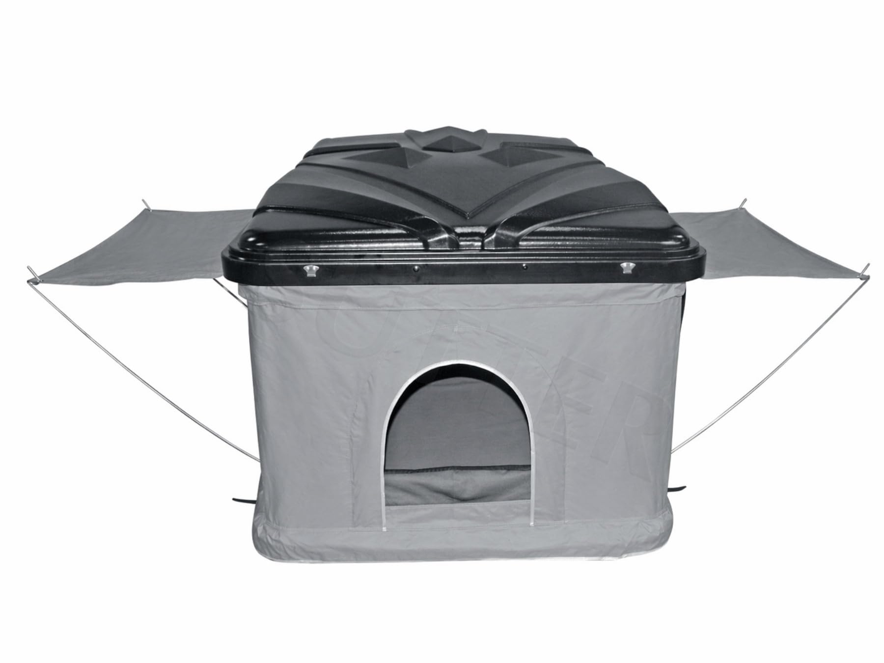 Hardtop Dachzelt (Hartschalen Universal-Dach-Zelt), wasserdichter lichtdichter Stoff 600D 230g/qm, Autodachzelt - Solange Vorrat reicht
