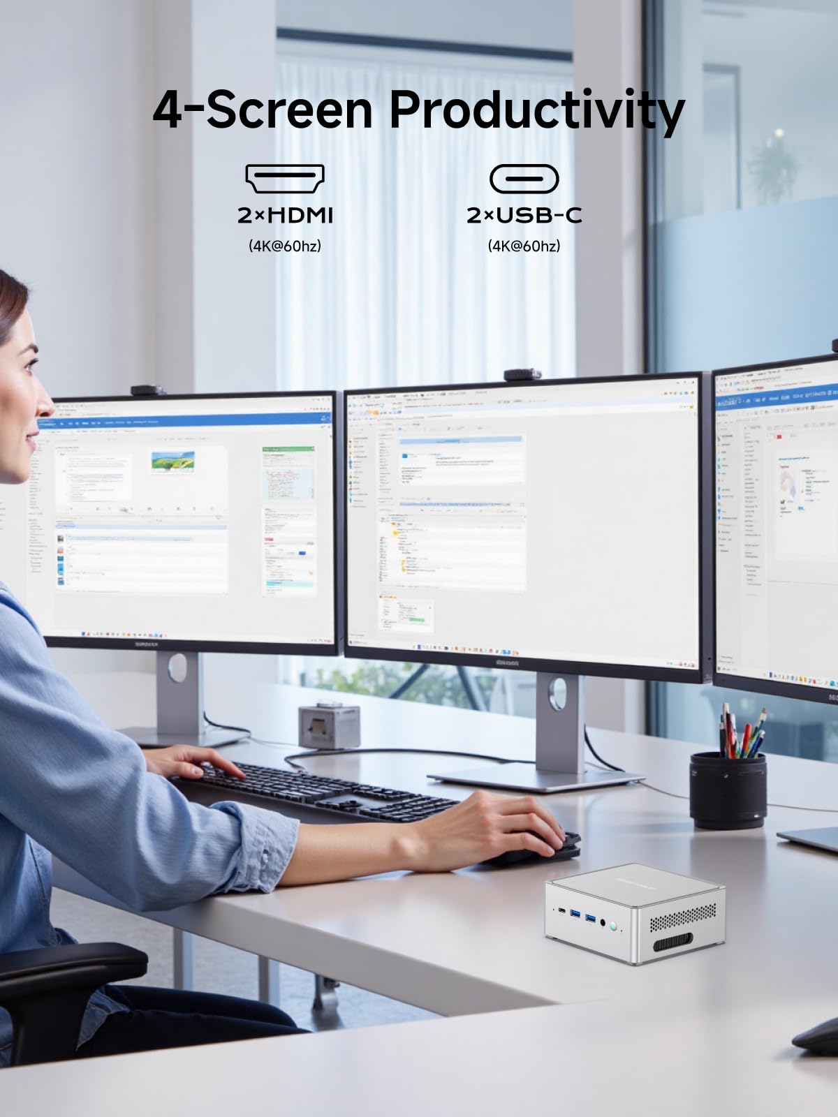 MINISFORUM NAB9S Mini PC con Intel Core i9-13900HK, 16 GB RAM, 500 GB SSD