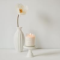 Vista 51 de Sweet Water Decor, Be Still and Know, Vela de cera de soja perfumada con sal marina, jazmín, crema y madera para el hogar, velas cristianas