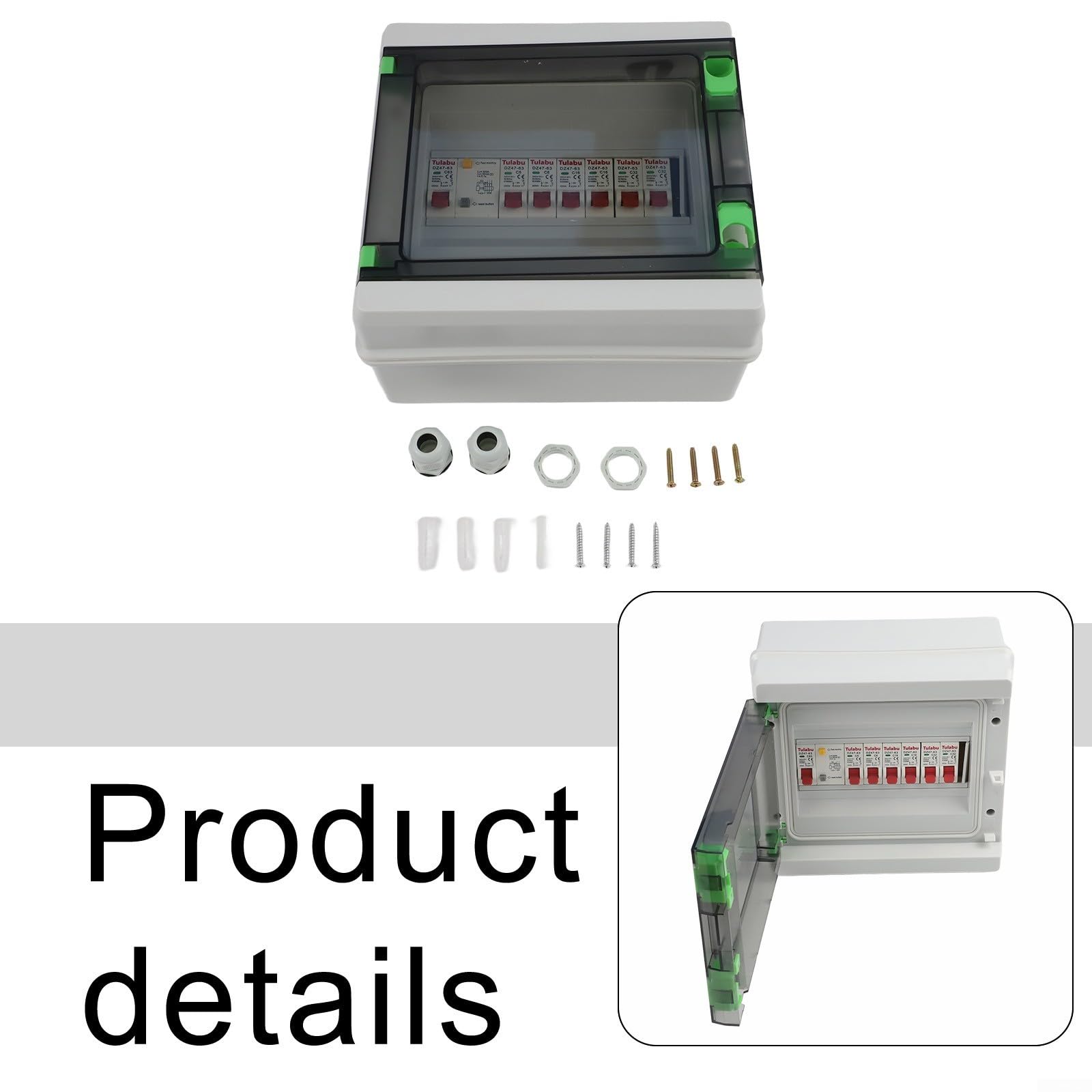 IP65 Scatola fusibili 2 vie ABS impermeabile (HA-9WAY) | Doppia protezione, spegnimento immediato, rilevamento delle perdite, protezione da cortocircuito, alta sicurezza