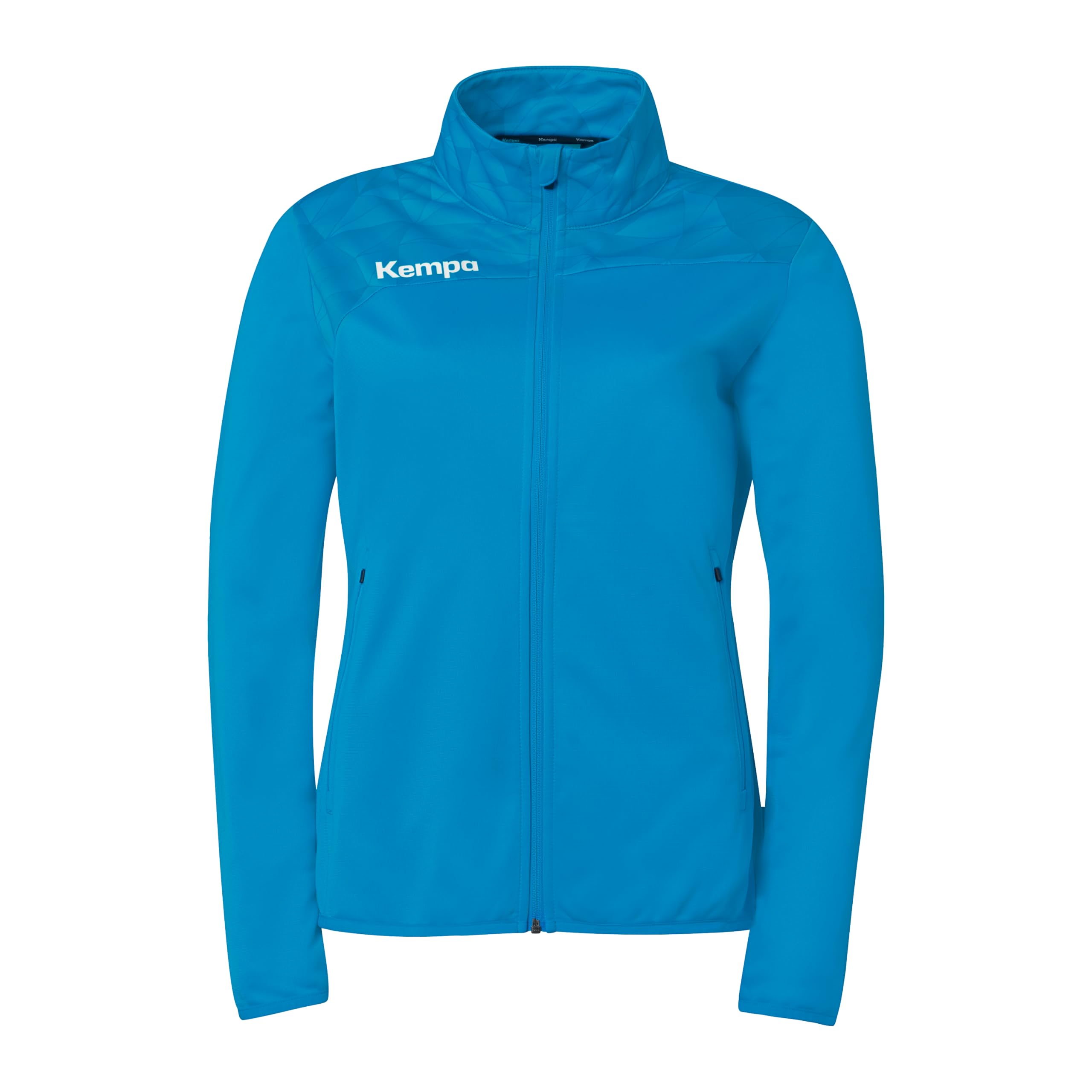 Kempa Athletics 29 Poly Jacke – Sweat-shirt de sport avec poches zippées, veste d'entraînement pour handball pour femmes et filles