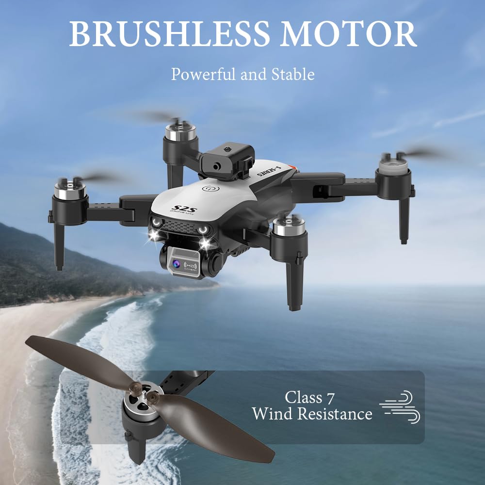OBEST Drone con Telecamera 4K,Drone Professionale con Telecamera Elettrica Regolabile,Seguire In Modo Intelligente,Droni RC Wifi FPV Trasmissione Quadcopter per Principianti e Bambini 14