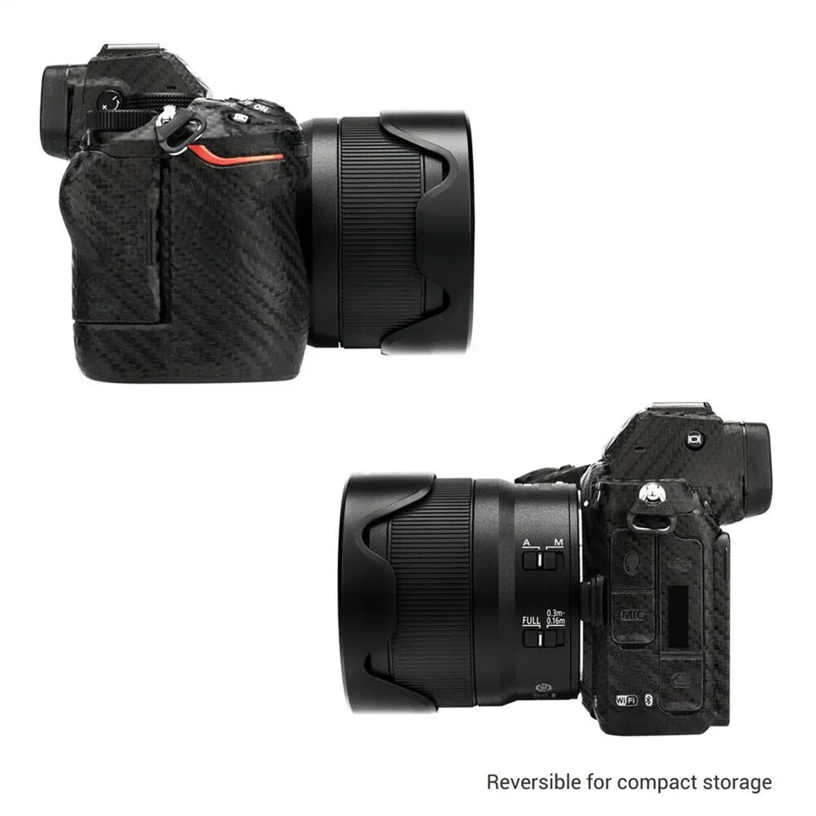 Amazon | リバーシブルレンズフード、花びら用、for ニコン用、for