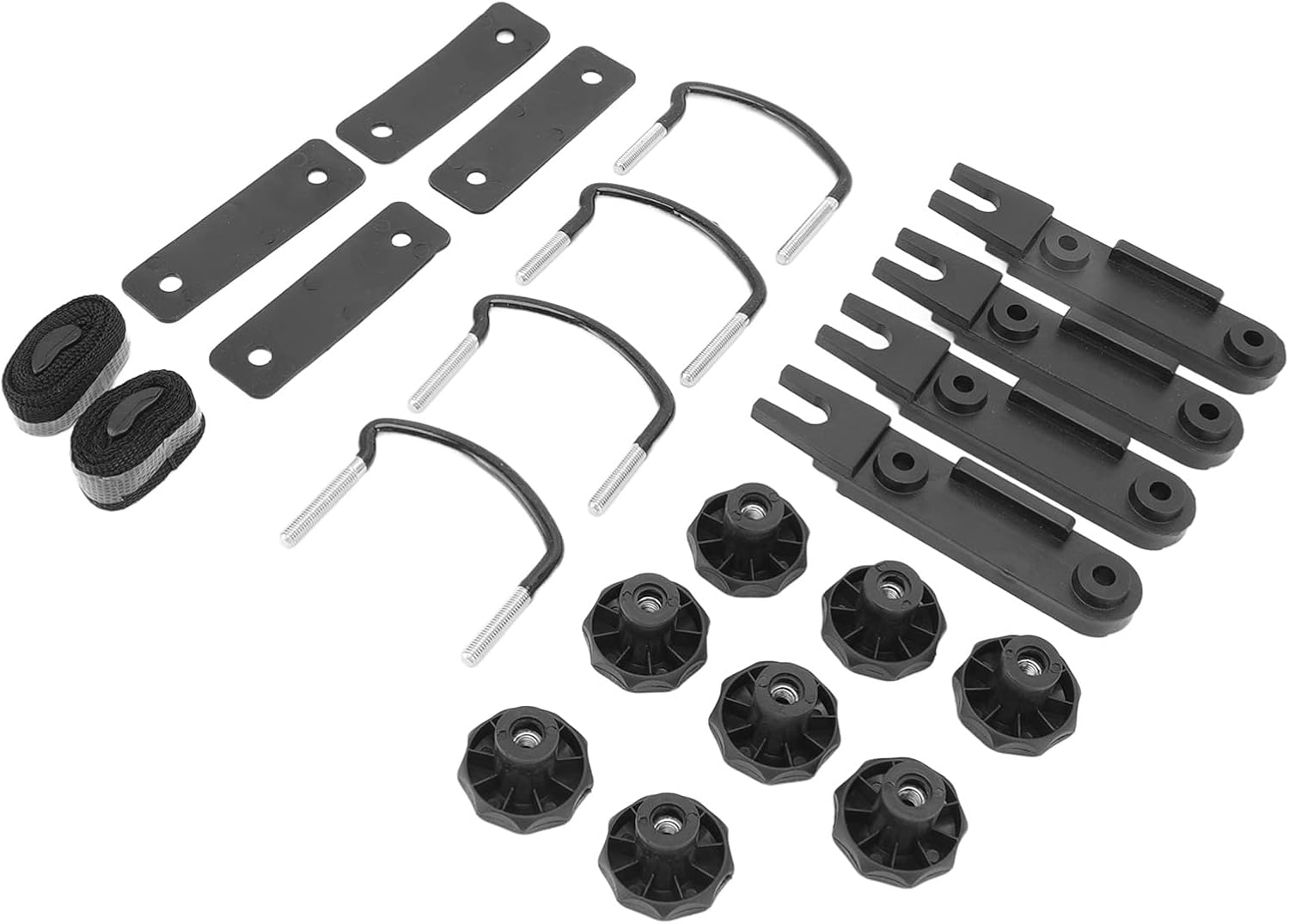 4Pcs Universal Roof Box U Bolt Clamps Roof Mounting Fitting