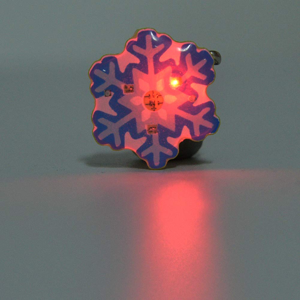 Syrisora Broche de árbol de Navidad, Broche con Insignia LED, Broche para Pecho, 25 Piezas, Tema Navideño de Año Nuevo, Broche Luminoso LED, Insignia, Favores de Fiesta, Decoración de