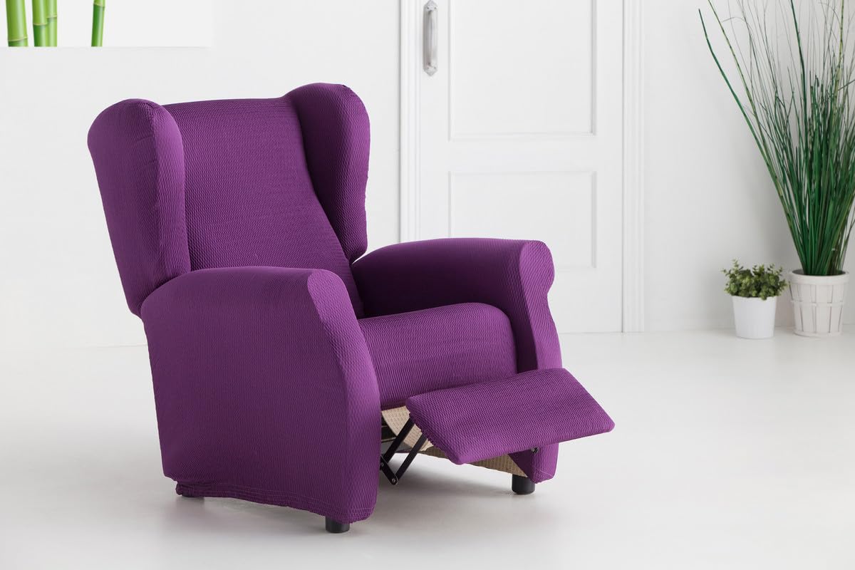 ECOMMERC3 | Fodera per poltrona relax integrale elastica ed extra morbida colore Blu elettrico - Fodera per poltrona relax regolabile 100%