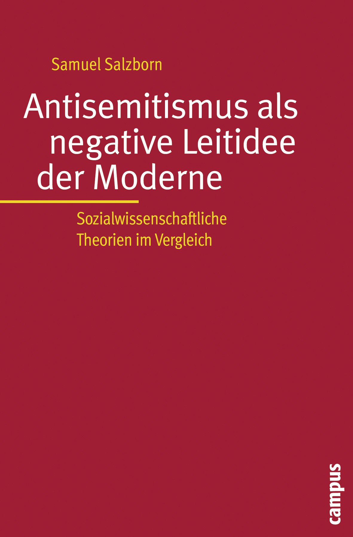 Antisemitismus als negative Leitidee der Moderne: Sozialwissenschaftliche Theorien im Vergleich