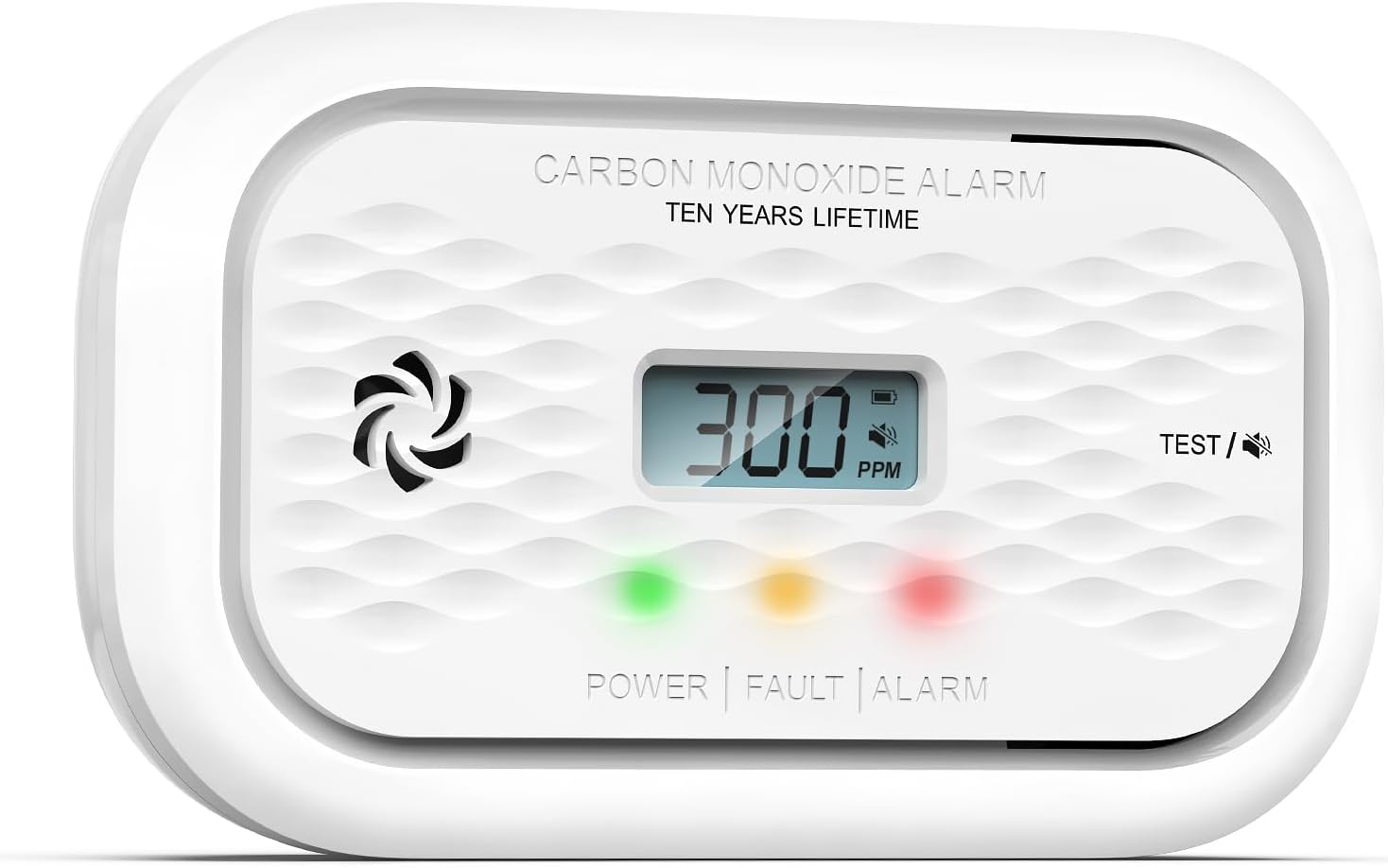 Kohlenmonoxid Melder Mit Funk - 10 Jahre Batterie & LCD Display