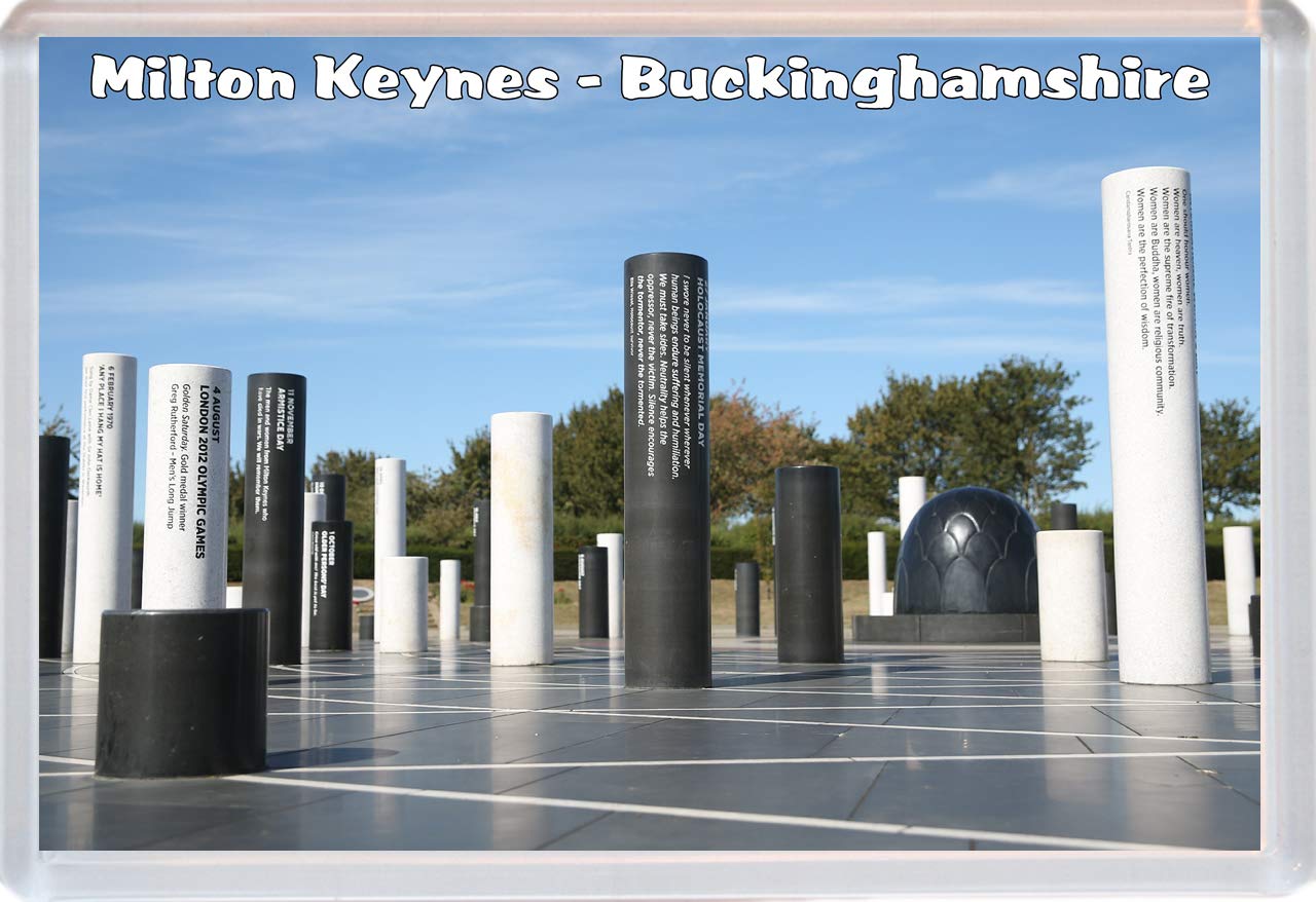 Milton Keynes - Buckinghamshire - Jumbo Fridge Magnet/Magnets Rose
