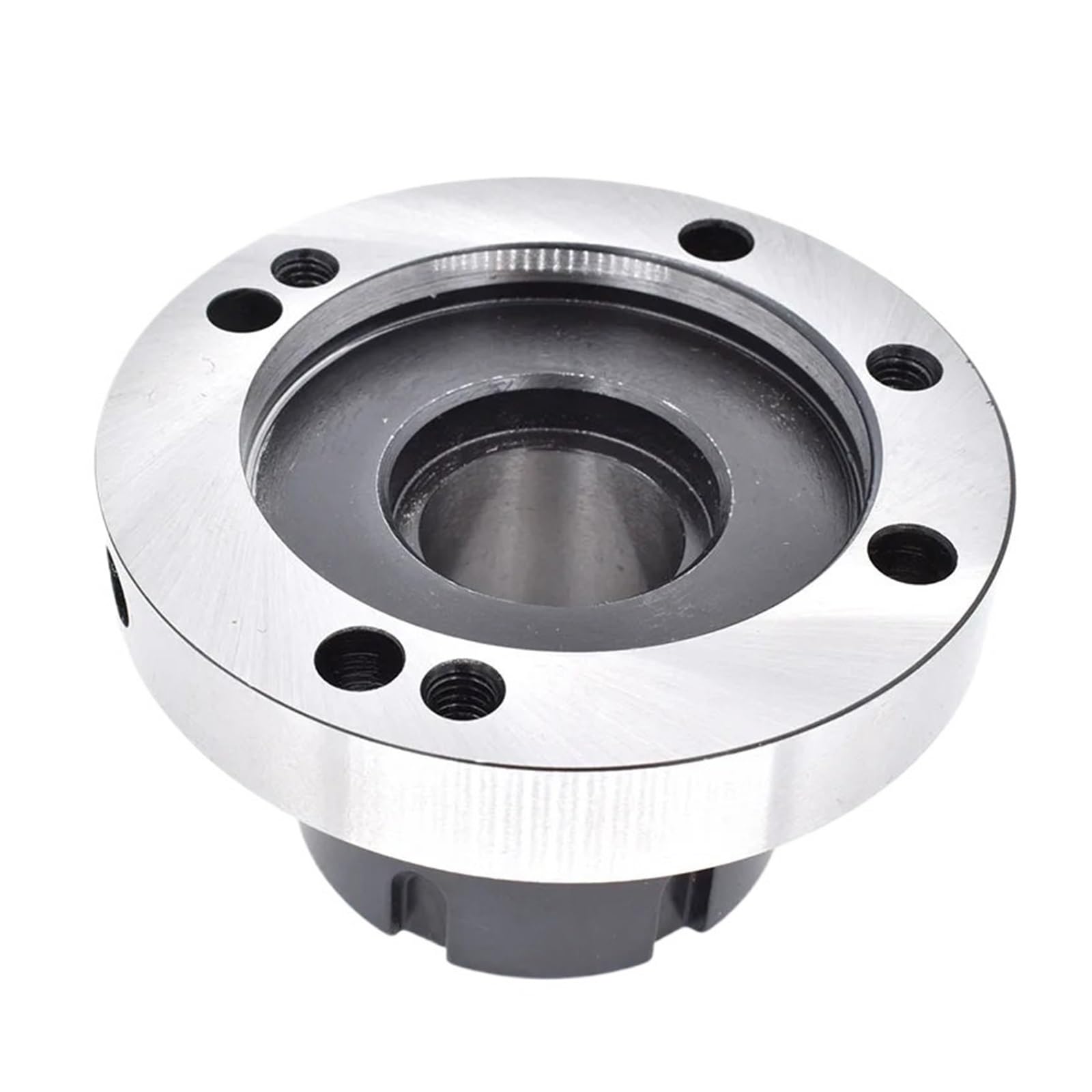 Mini kołnierzowy czteroosiowy uchwyt tulejowy ER16 ER25 ER32 ER40 do narzędzia tokarskiego-oprawa 100mm 80mm, 1 szt.(Er32-d100 (3hole))
