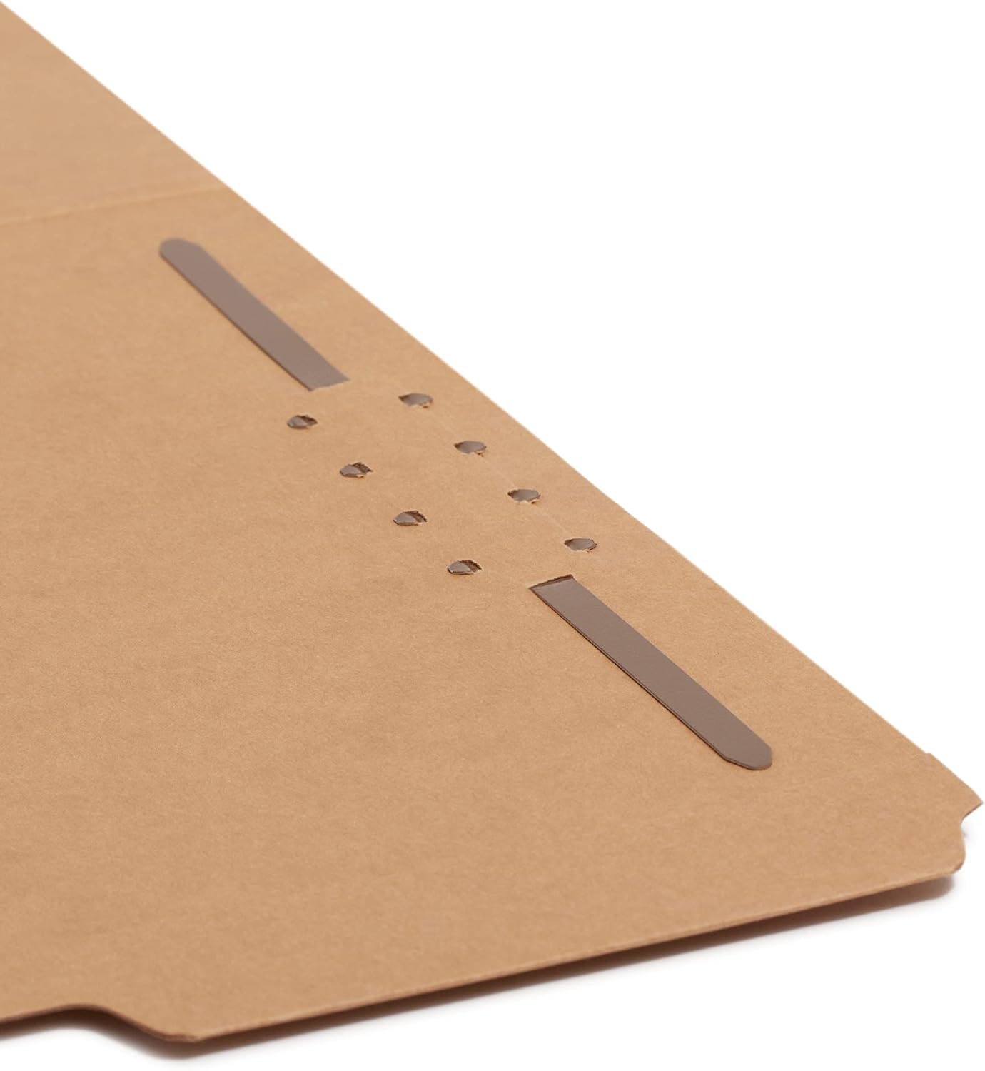 Smead Fastener File Folder, 1 Fastener, Reinforced 1/3-Cut Tab, Letter Size, Kraft, 50 per Box (14834) - Image 3