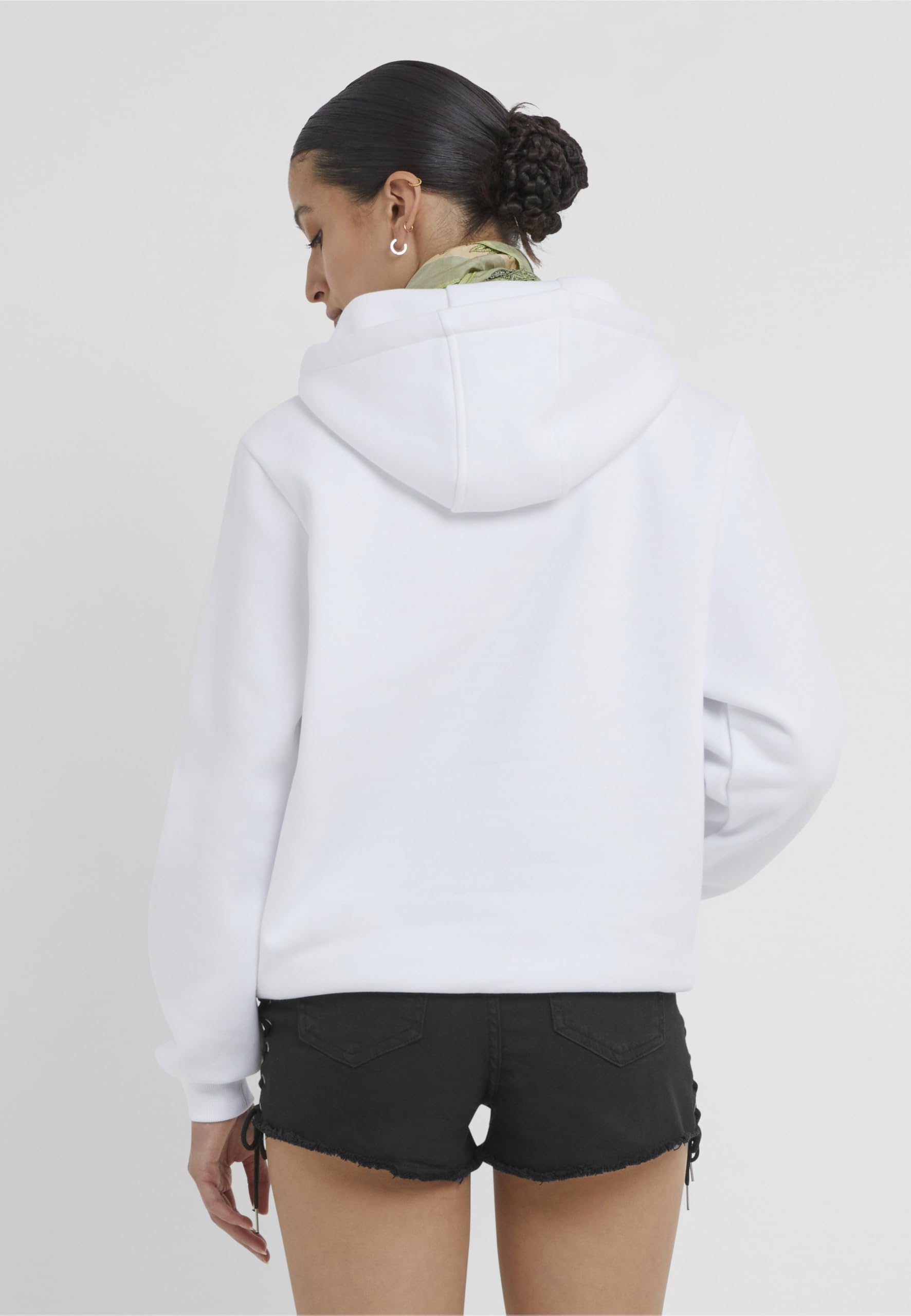 Miss Tee Angel Face Ladies Fluffy Hoody