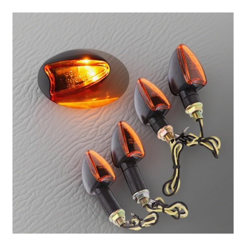 Luces Señal Giro Intermitentes LED Para Motocicleta, Forma | Intermitentes LED Para Motocicleta, Forma Triangular, Universales, Para Todas Las Motocicletas, Luz Indicadora Intermitente