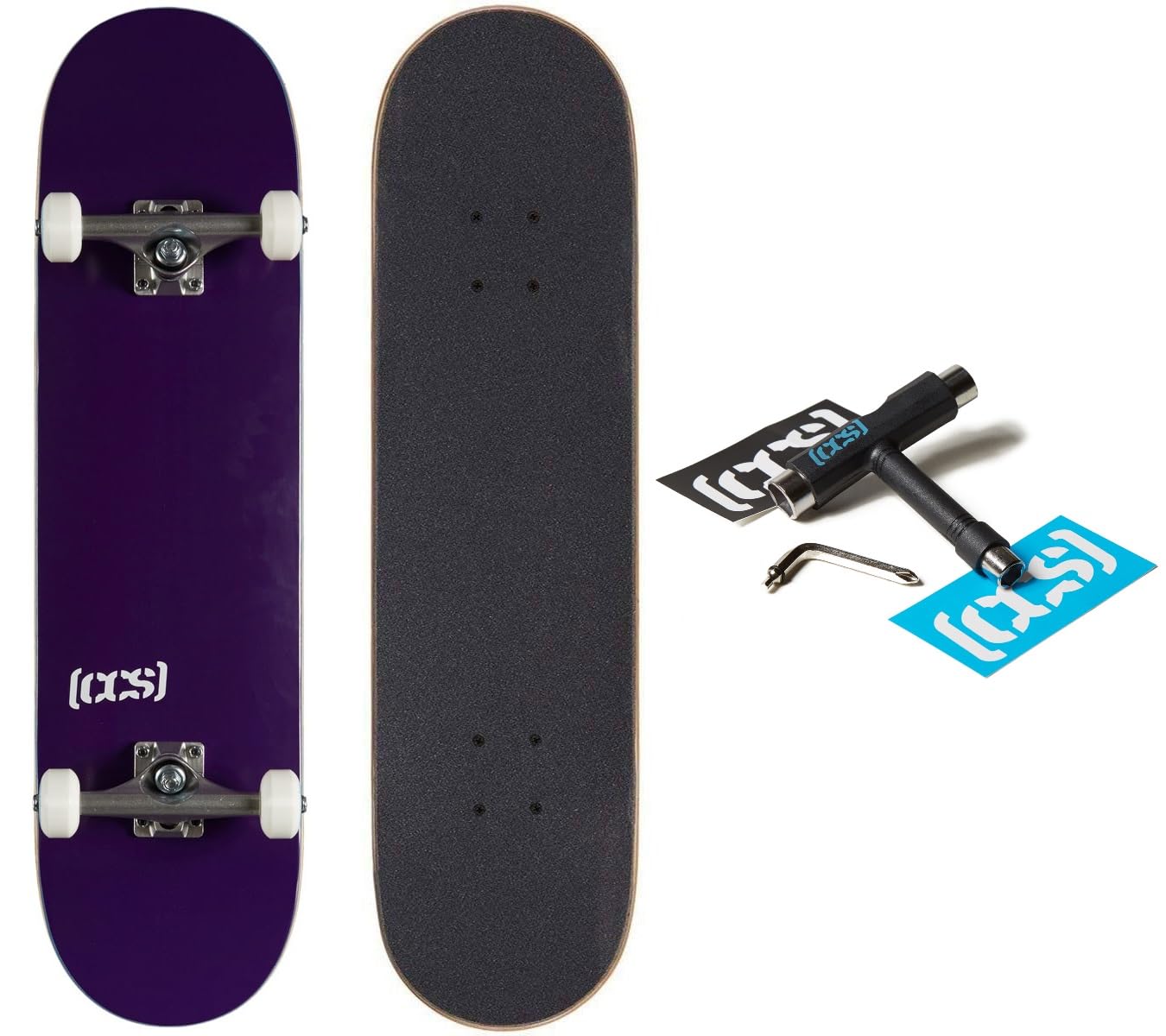 [CCS] Skateboard Complete | Maple Wood | Professional Grade | Fully Assembled with Skate Tool &amp; Stickers | Adults, Kids, Teens, Youth | Boys &amp; Girls