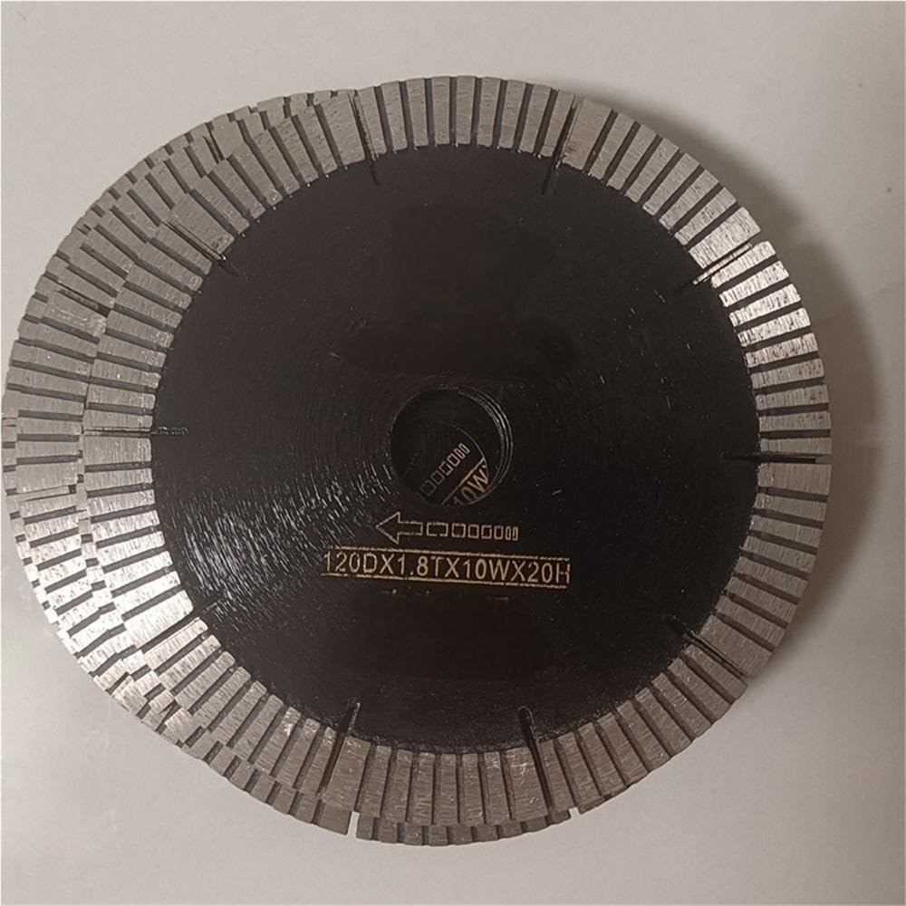 Diamentowe brzeszczoty do pił, Tarcze diamentowe z rowkiem w kształcie litery T 120 mm*20 mm, trwała tarcza tnąca do maszyn cięcia płytek, grubość 1,8