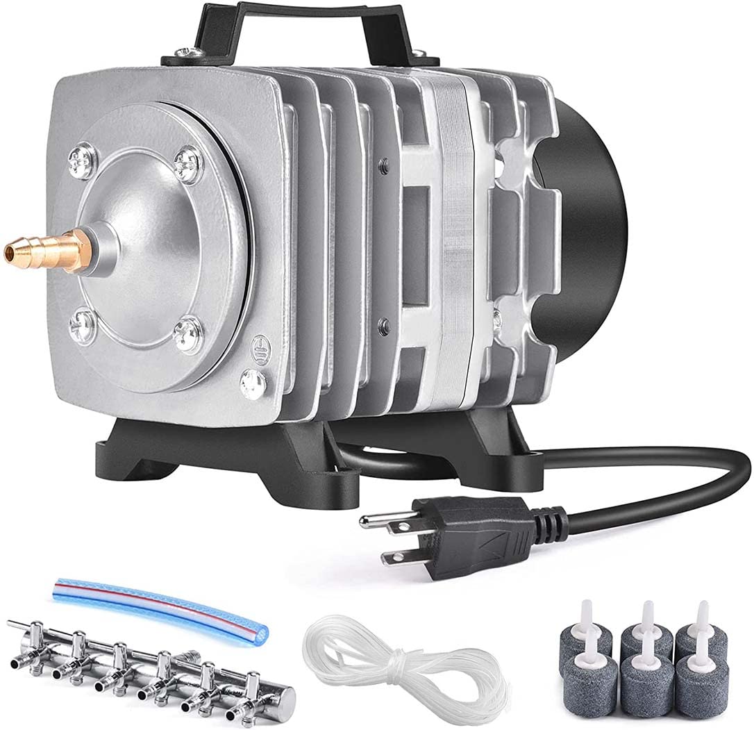 Amazon.co.jp: Pudibei電磁エアーポンプ ブロワー エアポンプ 調節可能