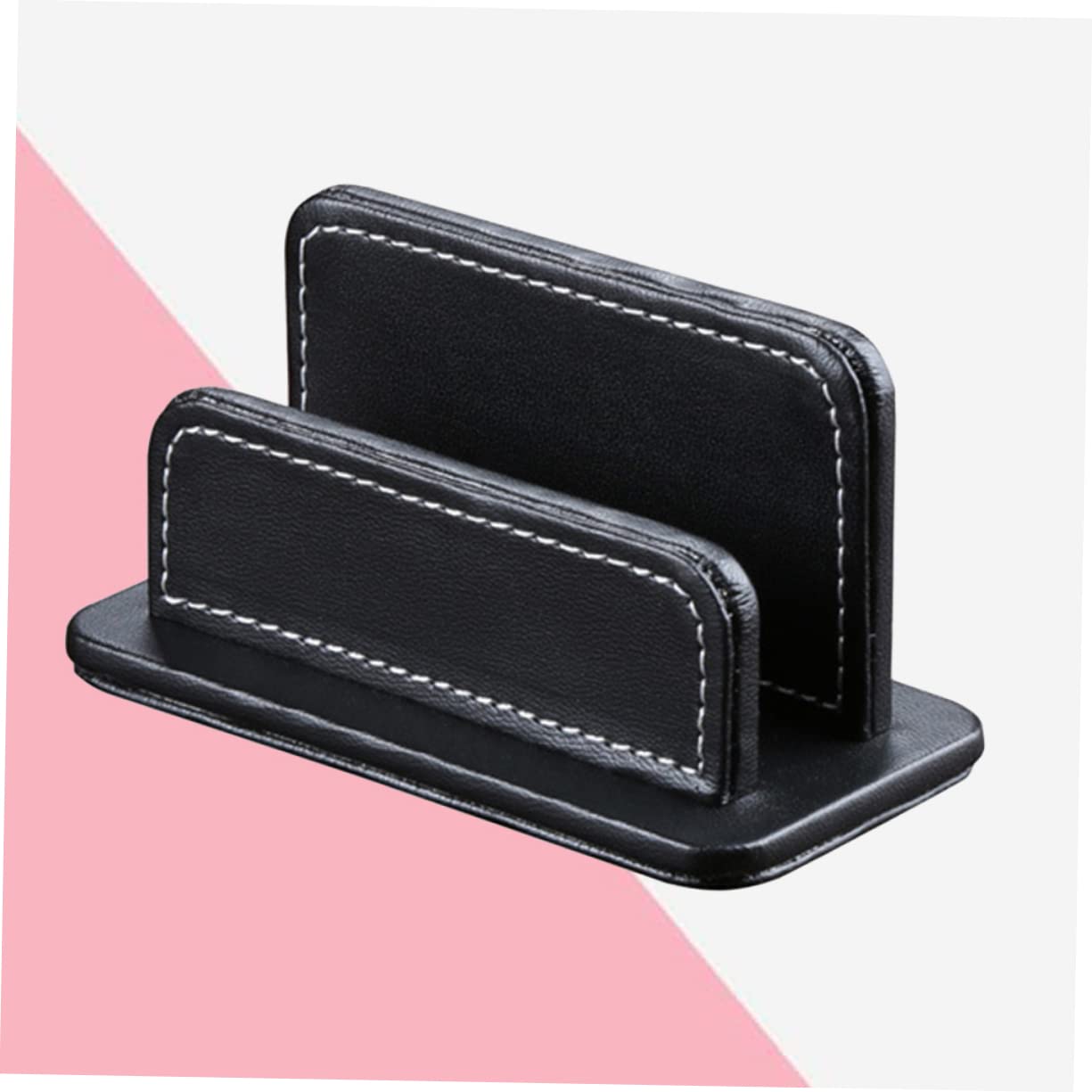 Ciieeo 3 Piezas Tarjetero De Cuero Soporte De Mesa Para Tarjetas De Visita Accesorios De Mesa De Oficina Soporte Para Tarjetas De Visita Tarjetero De Piel Tarjeta De Visita Papelería
