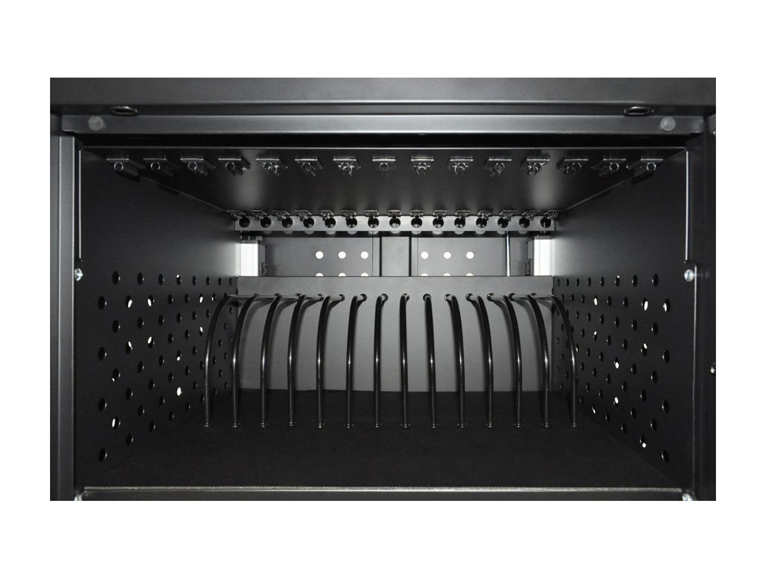 LUXOR LLTM30-B-UPS 30 Tablet/Chromebook Charging Station, Black