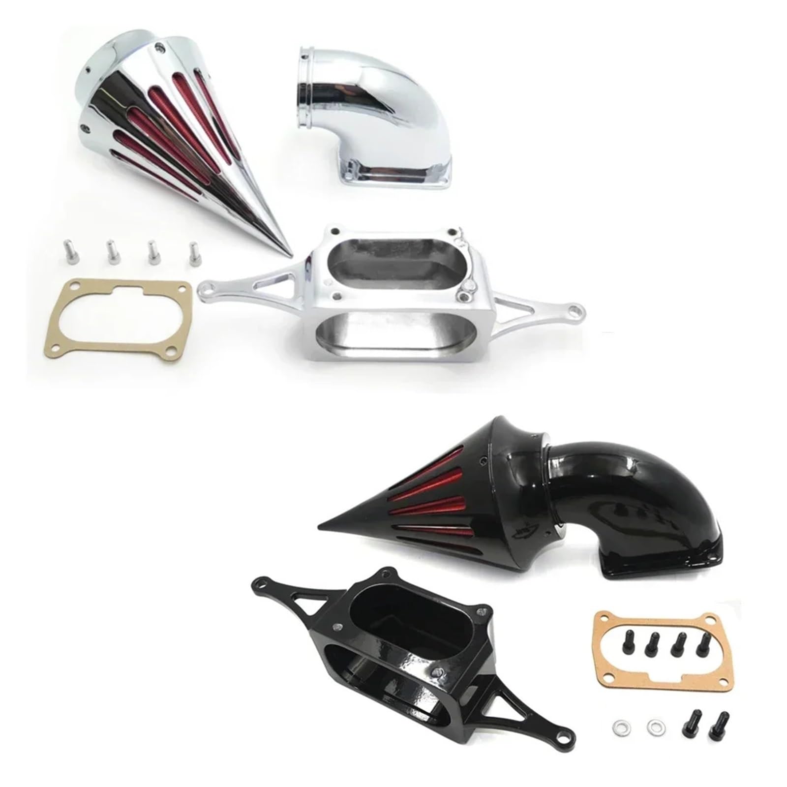 Kit Di Pulizia Dell'aspirazione Dell'aria Per Ya&maha Roadstar Warrior 2002-2010, Ricambi Aftermarket Per Motociclette, Cromati Filtro componenti