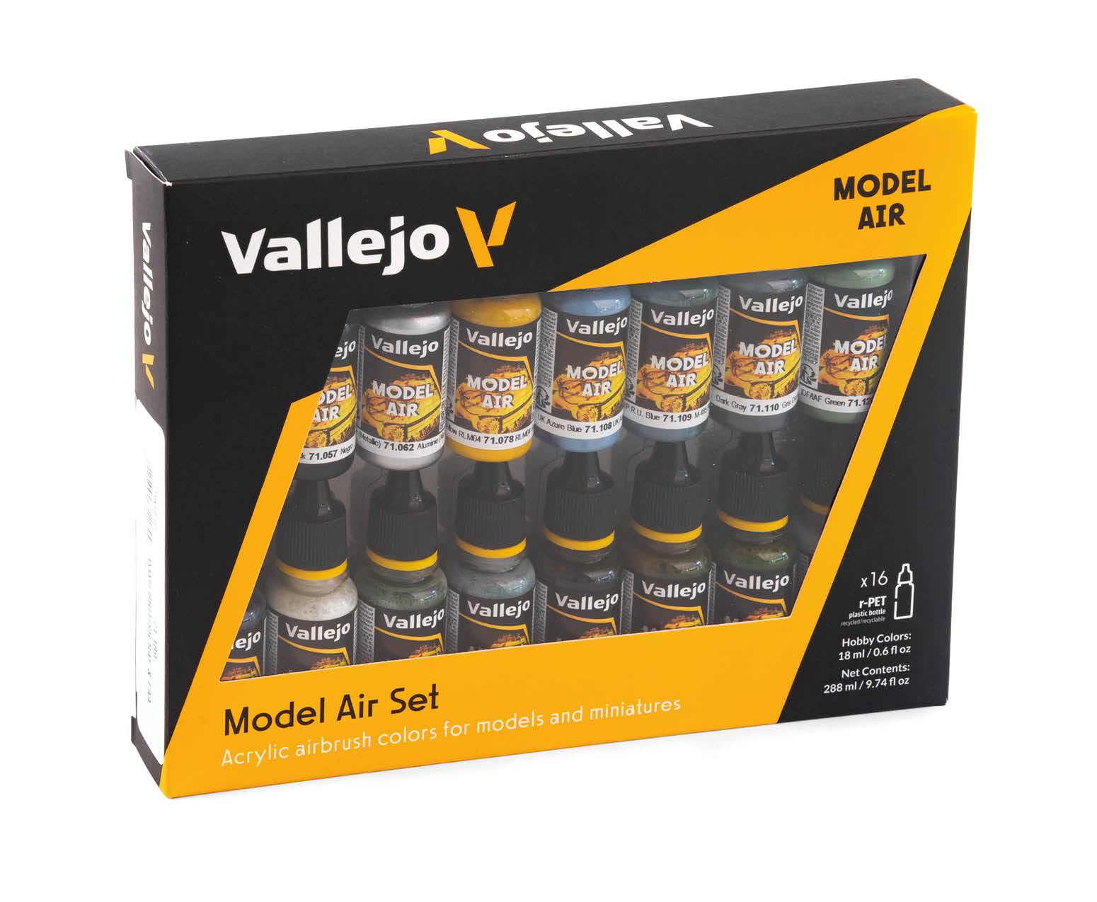 Vallejo British Airset - Set de pintura acrílica (16 unidades), multicolor