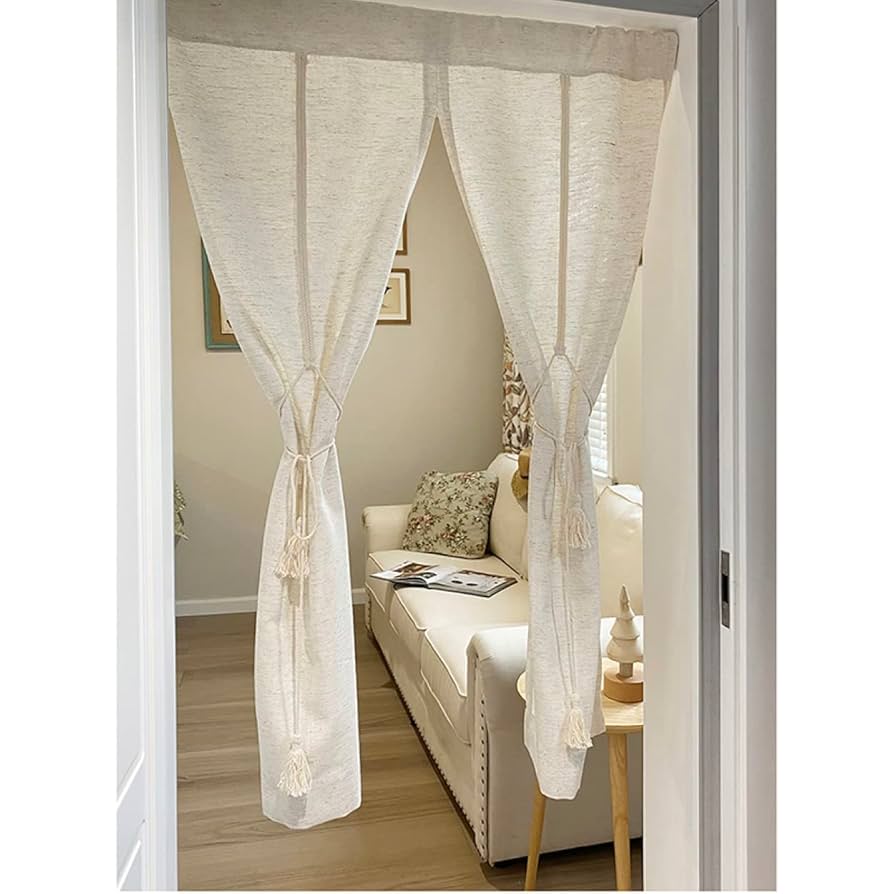 Amazon｜CFGZC 遮光 のれん 135*150cm 玄関 キッチ リビング