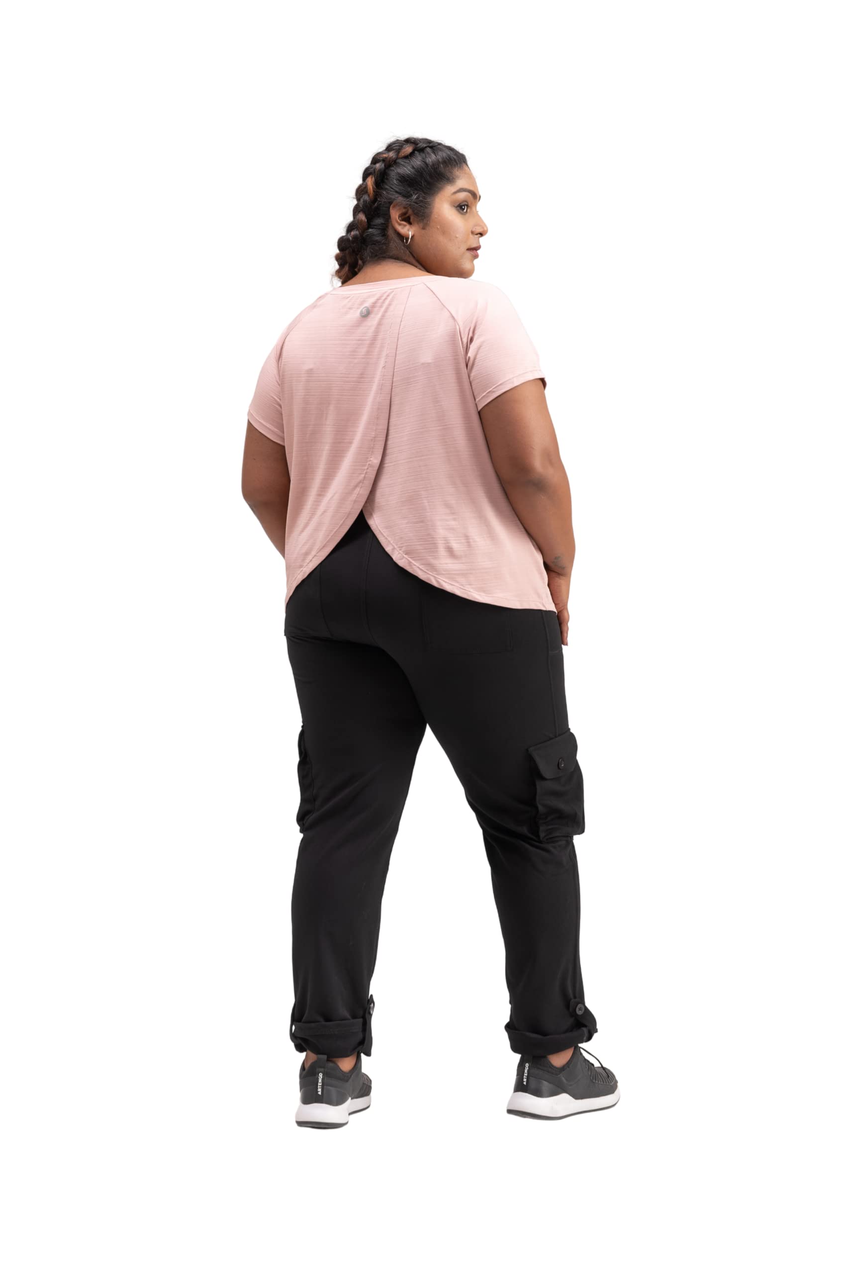 Spirit Animal Tops for Women| Plus Size Tops, Tees and Crop Tops for Gym Workout | Stretchable Topwear | Moisture Wicking | Relaxed Fit