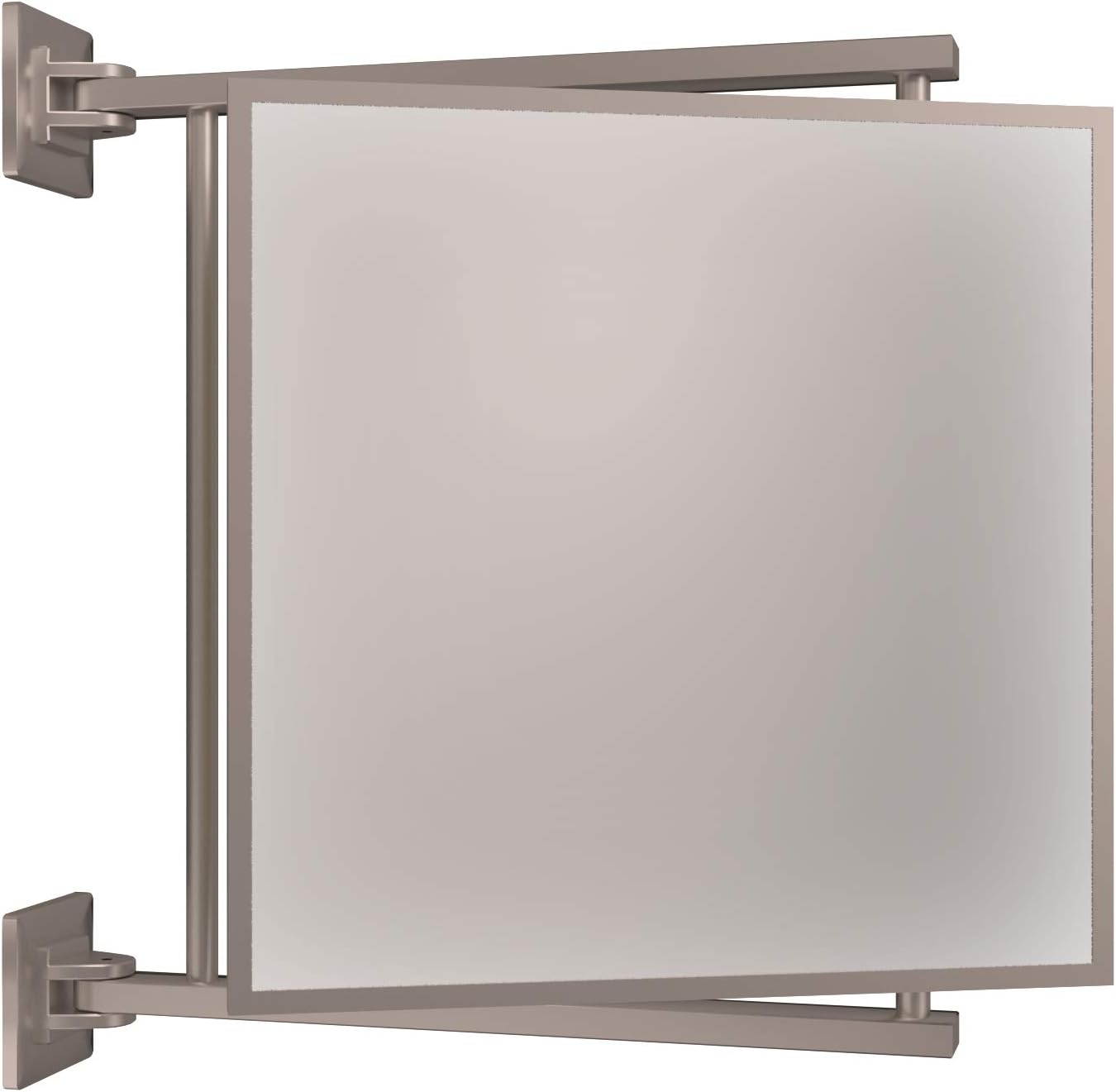 Free Shipping Over $50 CRL Brushed Nickel 11 x 11 Pivot-N-View Mirror - PV11BN 70% Off Everything CRL Brushed Nickel 11 x 11 Pivot-N-View Mirror - PV11BN