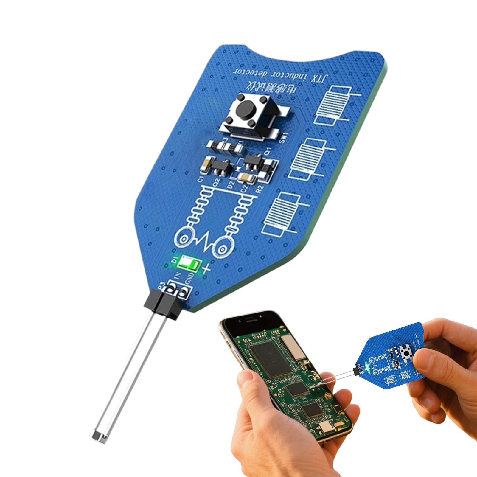 Detector de inductor y herramienta de diagnóstico de defectos electrónicos en placas móviles 8