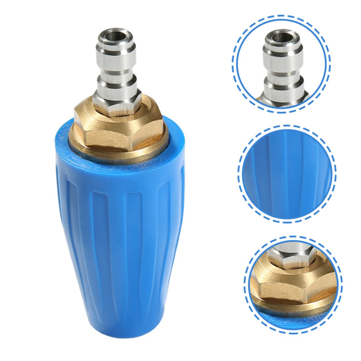 4 Piezas Boquilla Giratoria de Alta Presión Piezas de Lavadora a Presión Accesorios de Lavadora a Presión Boquilla de Lavadora Eléctrica Boquilla de Lavadora a Presión para Girar Lavadora