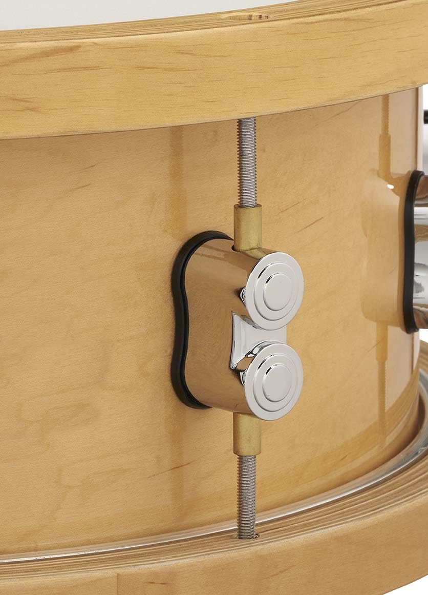 Pacific Drums Concept Series - Caisse claire de 20 plis en érable, 14" x 6,5", cercle épais en bois naturel