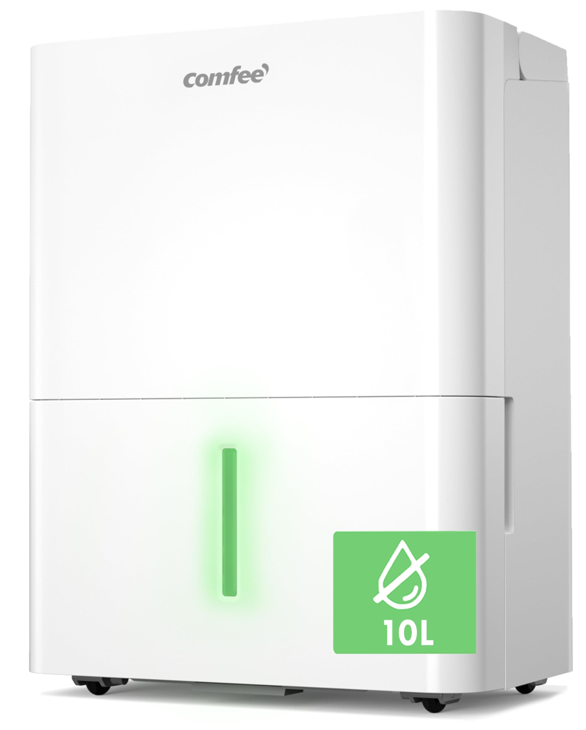 COMFEE’ Deshumidificador 10L para Humedad interior hasta 20 m2 / 50 m3 - Deshumificador Silencioso compacto y de bajo consumo - Deshumificadores de humedad con depósito extraible y reinicio automático