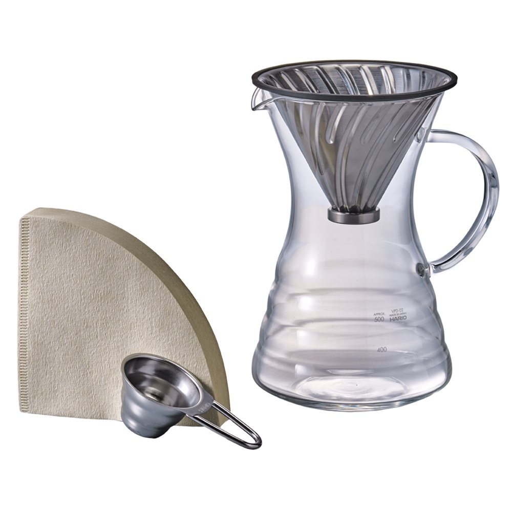 HARIO | V60 Pour Over Decanter | One Size | Silver