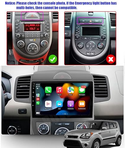 RoverOne Autoradio per Kia Soul 2009 2010 2011