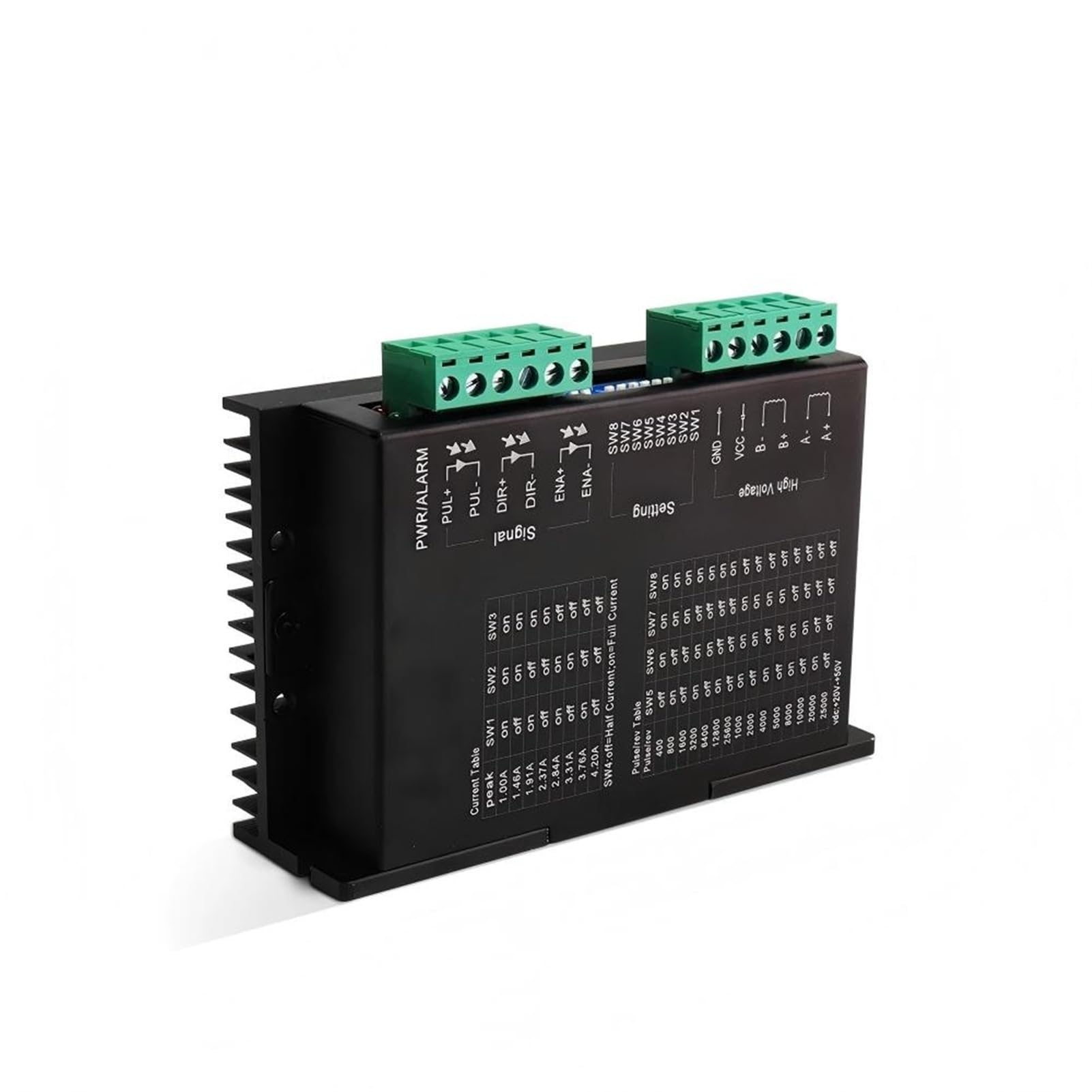 Corrente del driver motore passo-passo 4.2A Suddivisione 128 compatibile con il NEMA23 NEMA17 motore passo-passo