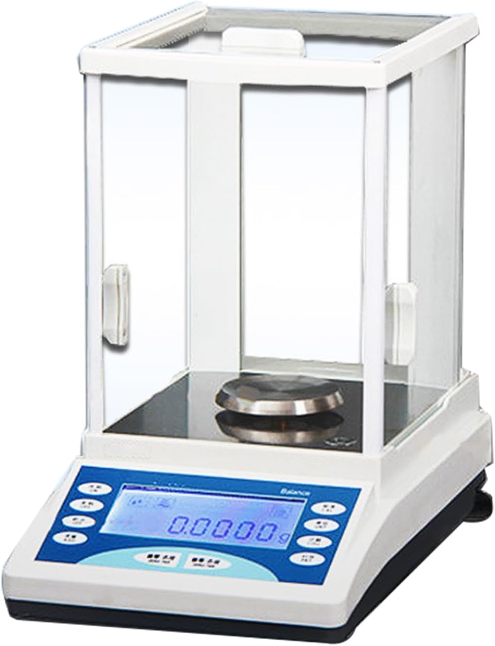 Elektroniczna waga analityczna, precyzyjna, 0,001 g, cyfrowa, z wyświetlaczem LCD, osłoną przeciwwietrzną, interfejsem RS232, waga naukowa do laboratorium, sklep jubilerski ()