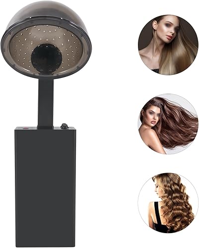 Miniatura 9 de Secador de pelo profesional con capucha, casco de secador de pelo independiente de 1200 W con temporizador ajustable (0-60 minutos) y 3 ajustes de