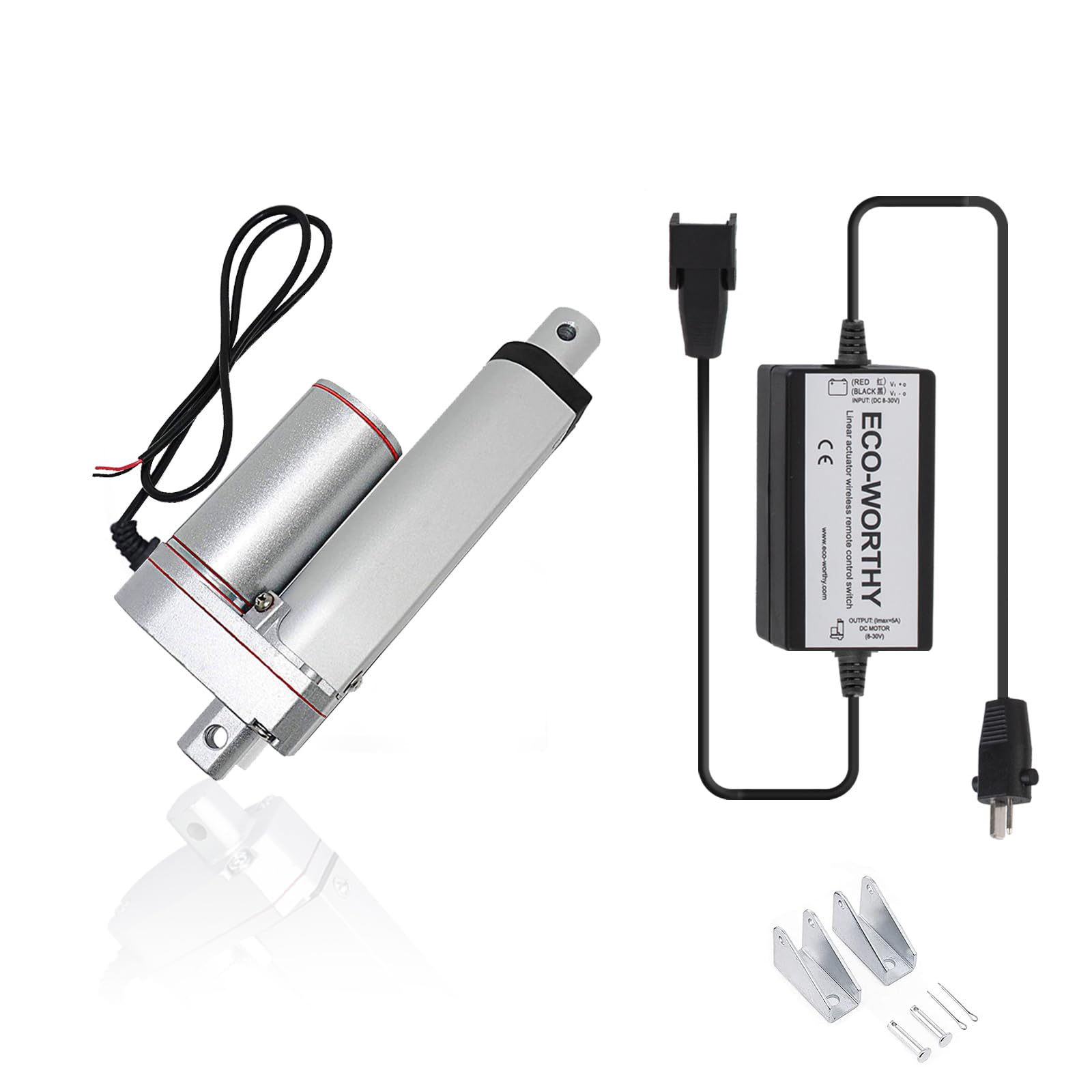 DCHOUSE Linearaktuator-Fernbedienungsset – DC 8–30 V, 5 A, Mit Netzteil 12 V/3 A