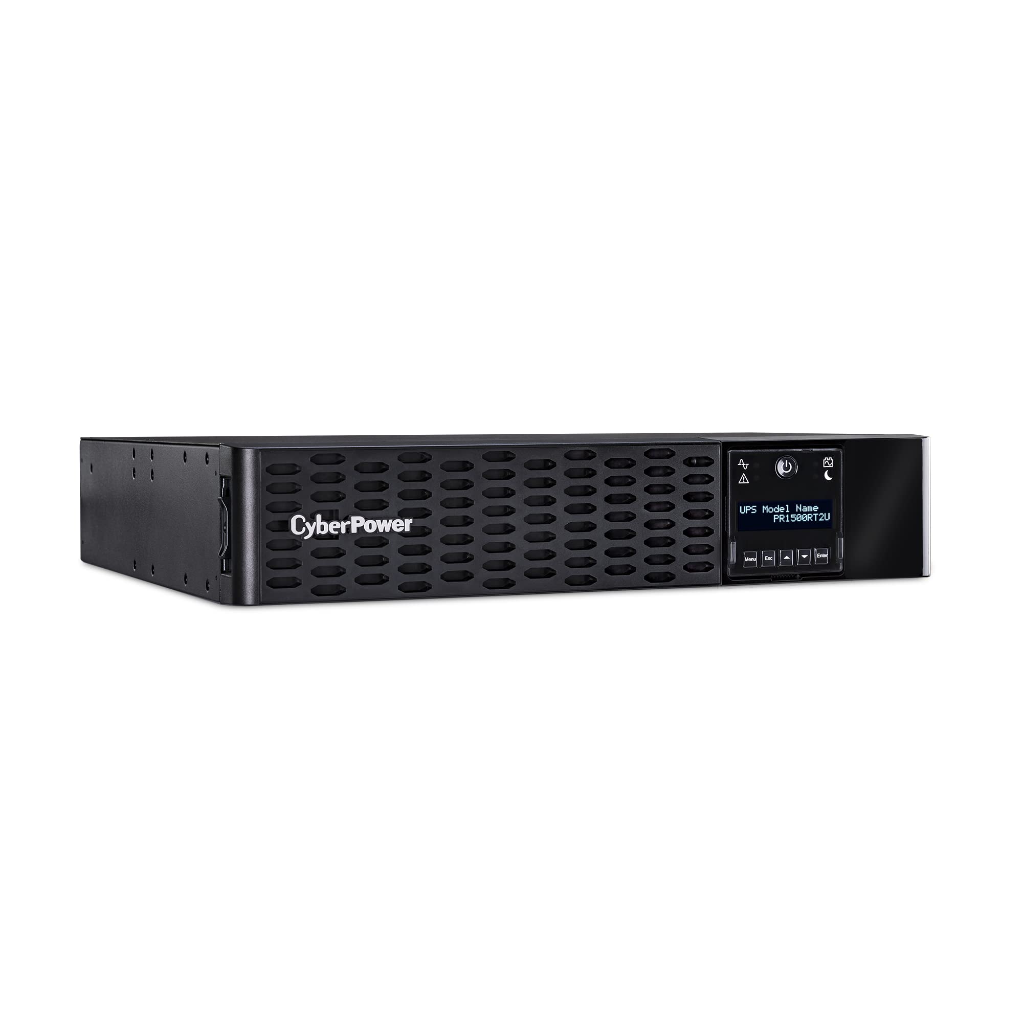 CyberPower PR1500RT2UN Smart App Sinewave UPS System, 1500VA/1500W, 8 Outlets, 2U Rack/Tower, RMCARD205 Pre-Installed
