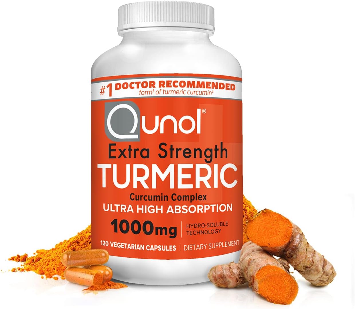 Turmeric Curcumin Capsules, Qunol with Ultra High