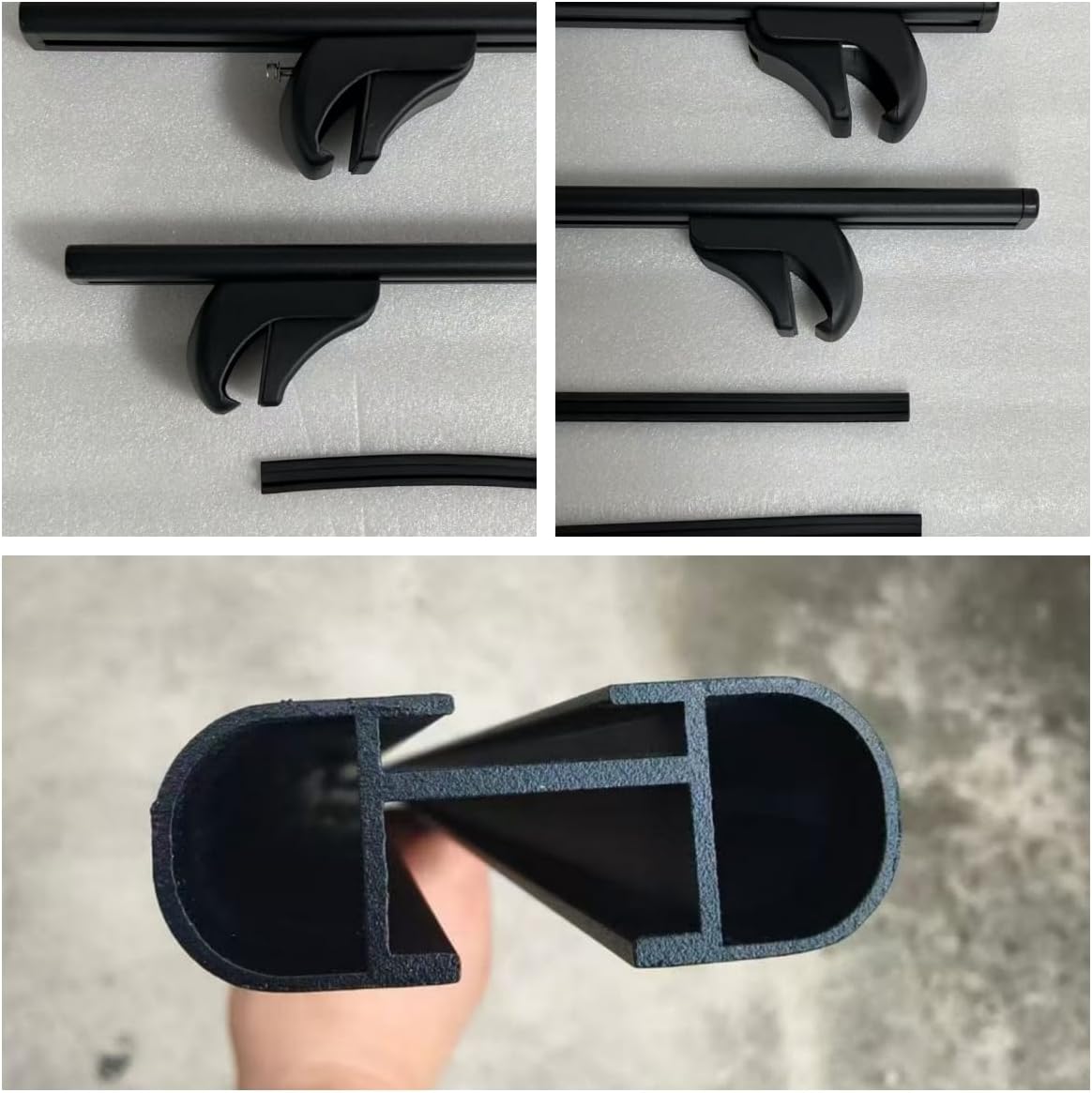 Upgraded 550LBS Roof Racks Cross Bars Fits for Hyundai KONA Electric 2024 2025 SEL N-Line Limited Adjustable Aluminum Crossbars Cargo Bar Carrier Luggage Kayak Canoe Electric Rooftop Tent