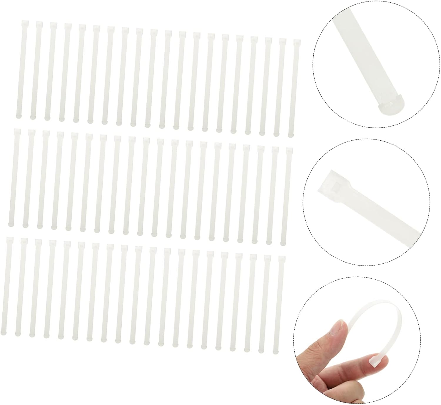 ORFOFE 100pcs Vertical Blinds Accessories Curtain Pulley Connector Plates for Easy Repair for Studios Offices and Apartments